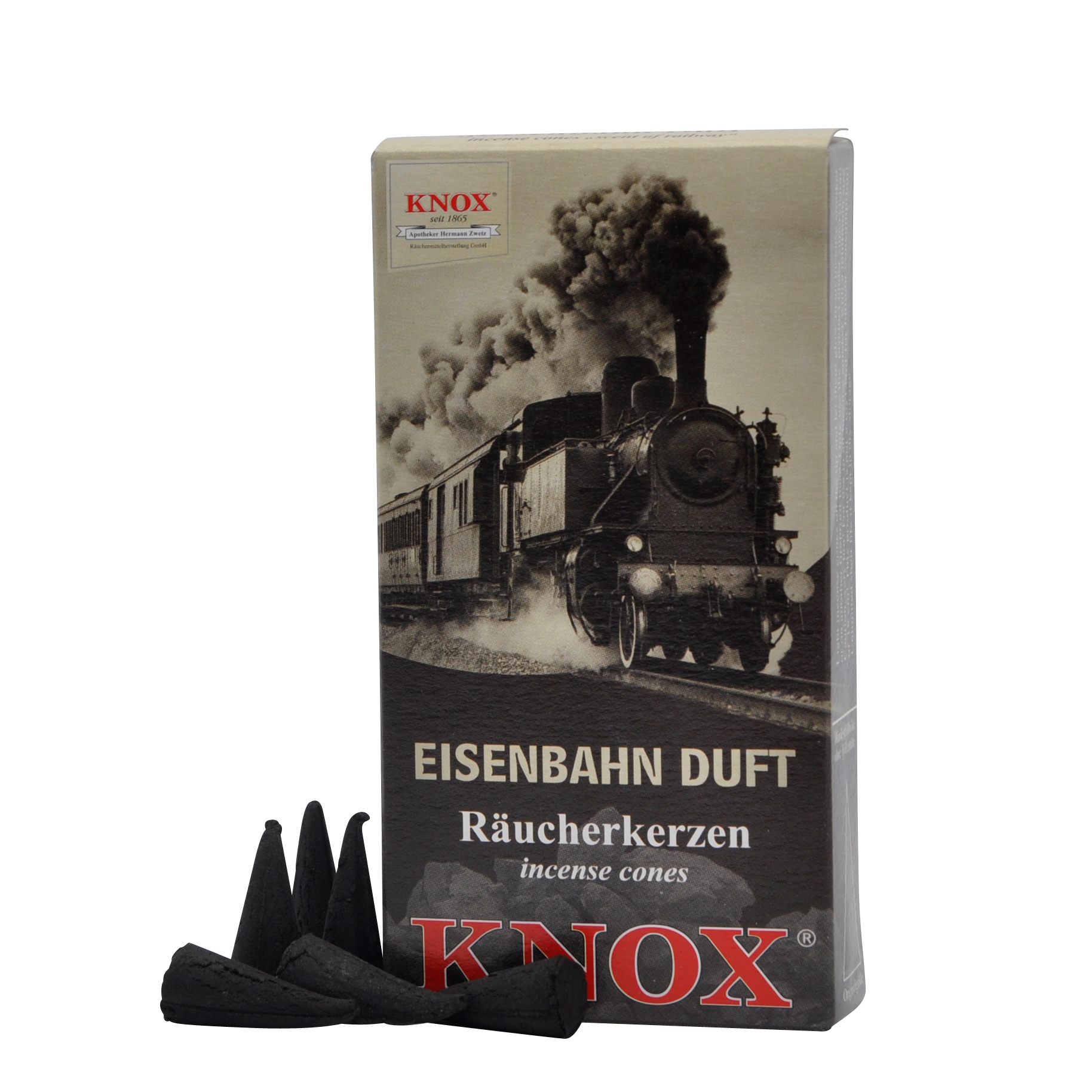 Knox Räucherkerzen "Eisenbahnduft" Knox Räucherkerzen "Eisenbahnduft"