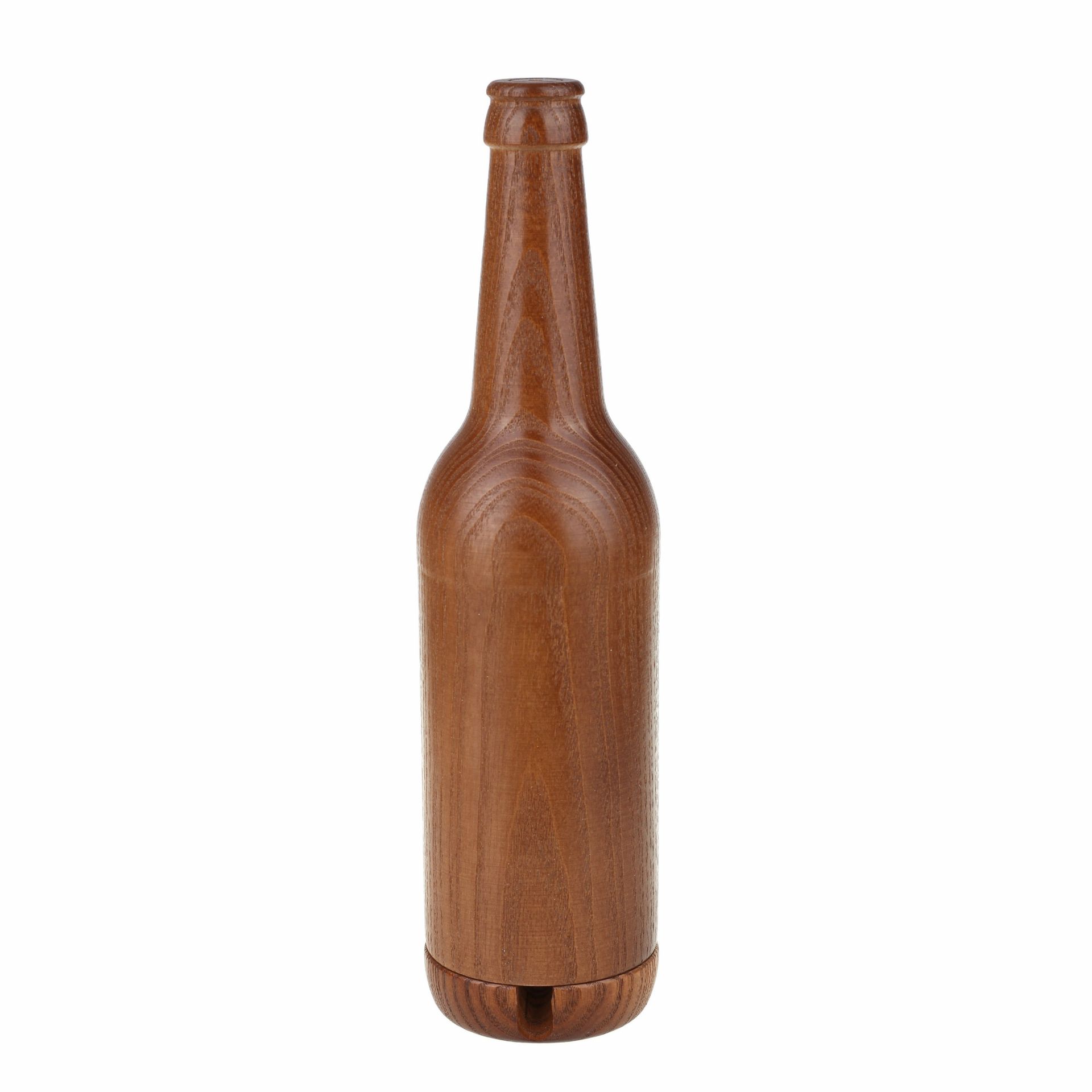 Räucherflasche Räucherfigur Rauchfigur Räuchermännchen Bier Longneck 0,5 - braun (Mikrofon zur Selbstgestaltung)