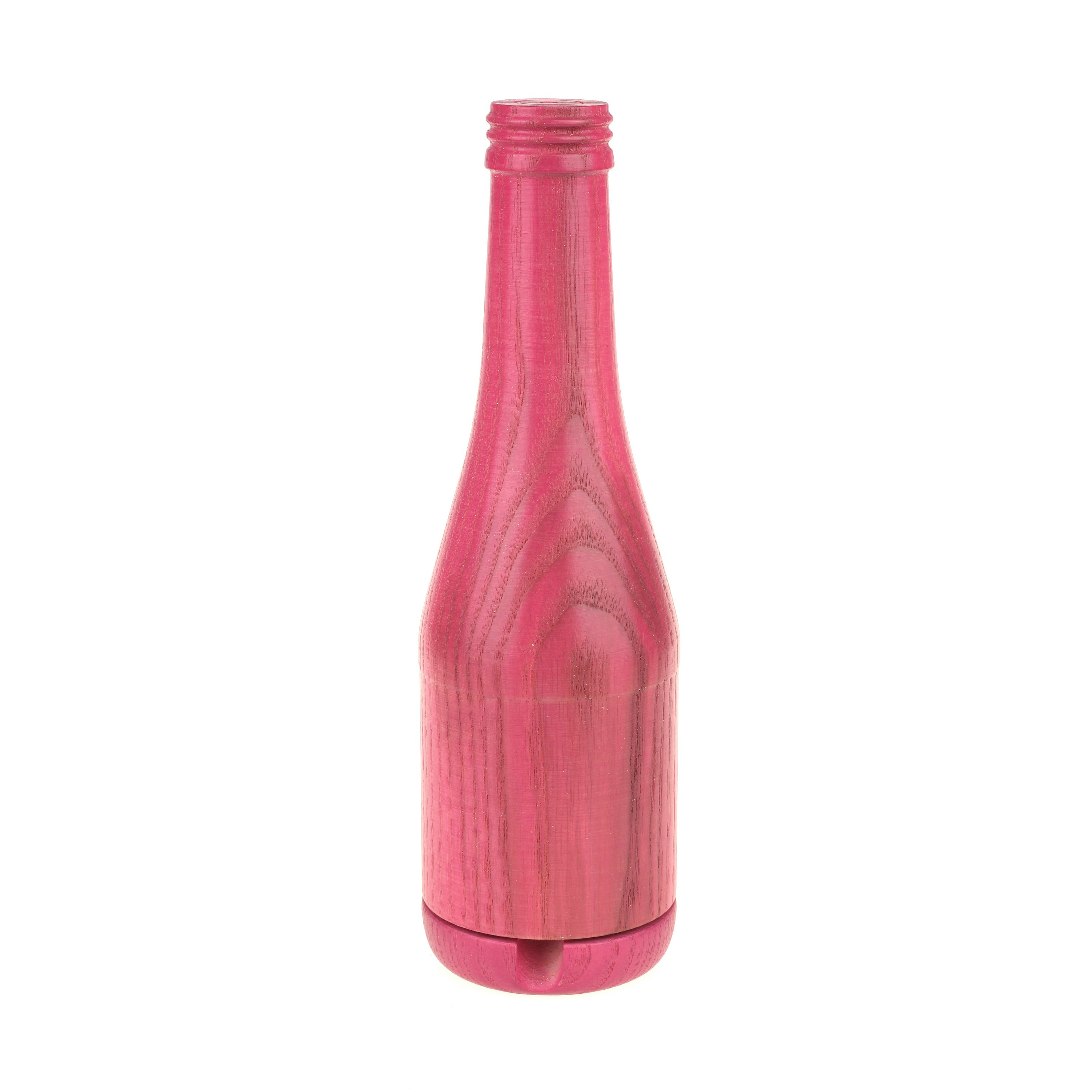 Räucherflasche Räucherfigur Rauchfigur Räuchermännchen Sekt 0,2 - pink