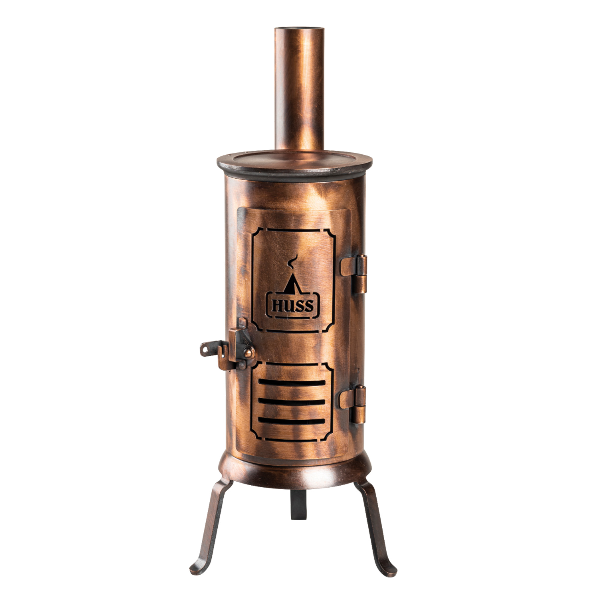 Huss Räucherkerzenofen "Is gruße Tisch Huss`l" - Räucherofen Räucherfigur Räucherkerzenofen - Stahl verkupfert