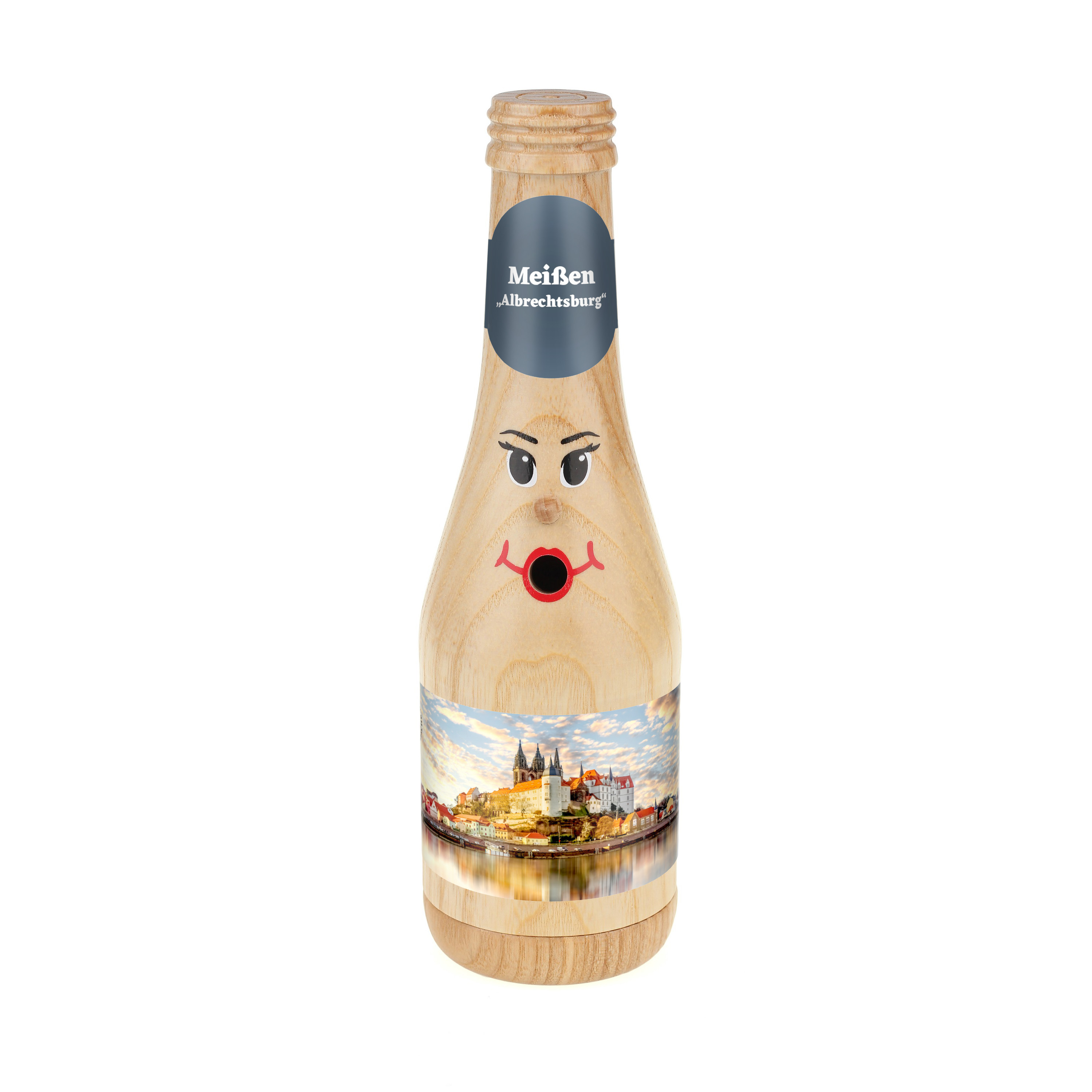 Räucherflasche Räucherfigur Rauchfigur Räuchermännchen Sekt 0,2 natur - "Meißen Albrechtsburg" Räucherflasche Räucherfigur Rauchfigur Räuchermännchen Sekt 0,2 natur - "Meißen Albrechtsburg"