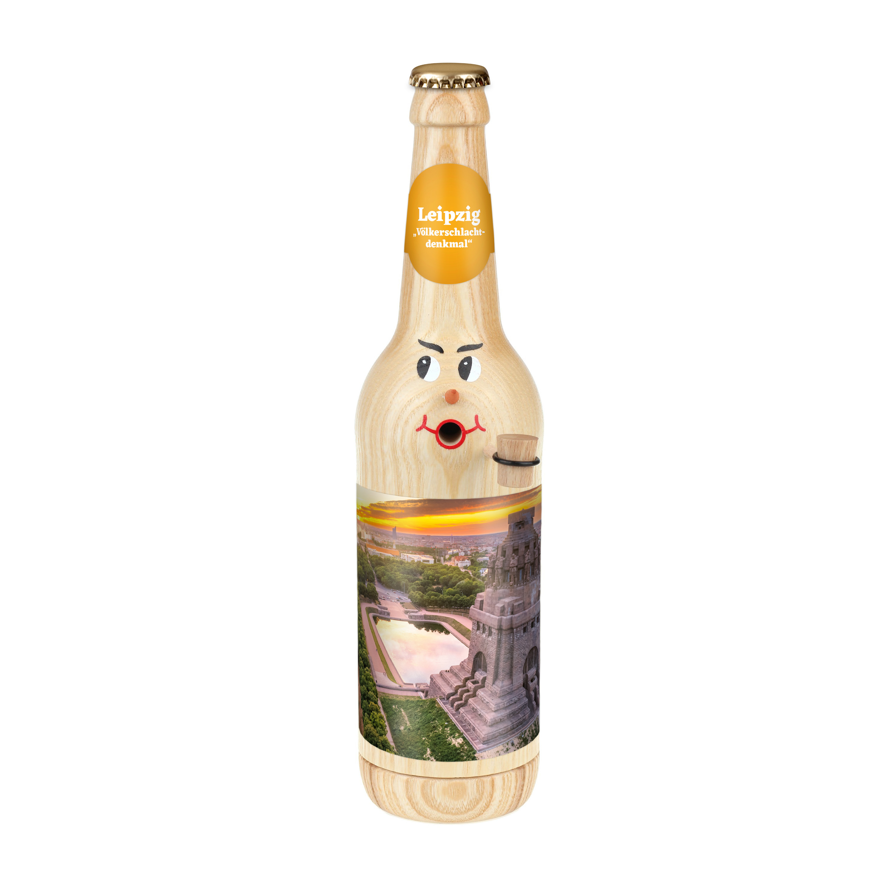 Räucherflasche Räucherfigur Rauchfigur Räuchermännchen Bier Longneck 0,5 natur - "Leipzig Völkerschlachtdenkmal" Räucherflasche Räucherfigur Rauchfigur Räuchermännchen Bier Longneck 0,5 natur - "Leipzig Völkerschlachtdenkmal"