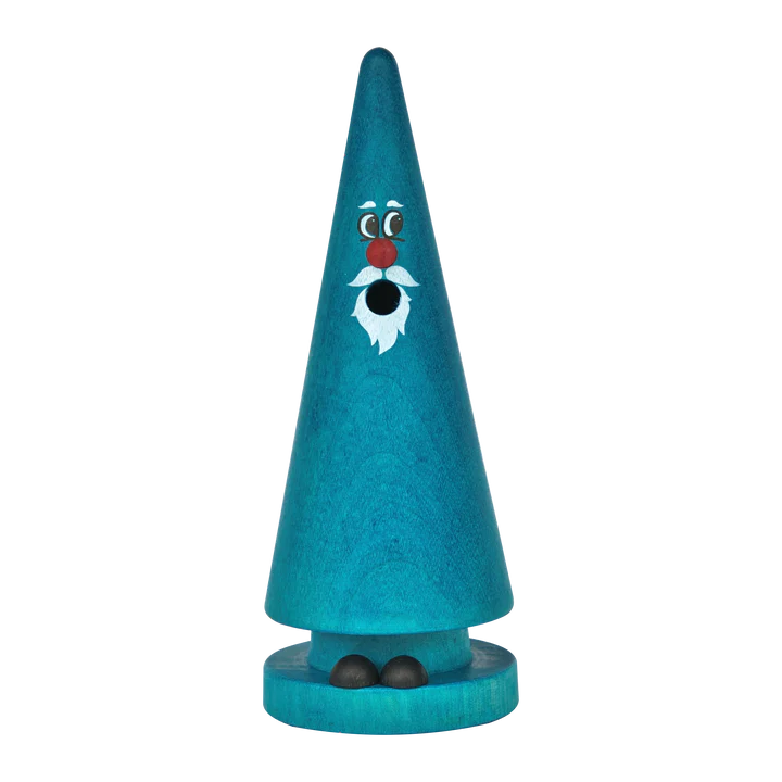 Crottendorf Rauchfigur Ziegenbein - Räucherfigur Räuchermänchen - Waldi Winter blau Crottendorf Rauchfigur Ziegenbein - Räucherfigur Räuchermänchen - Waldi Winter blau