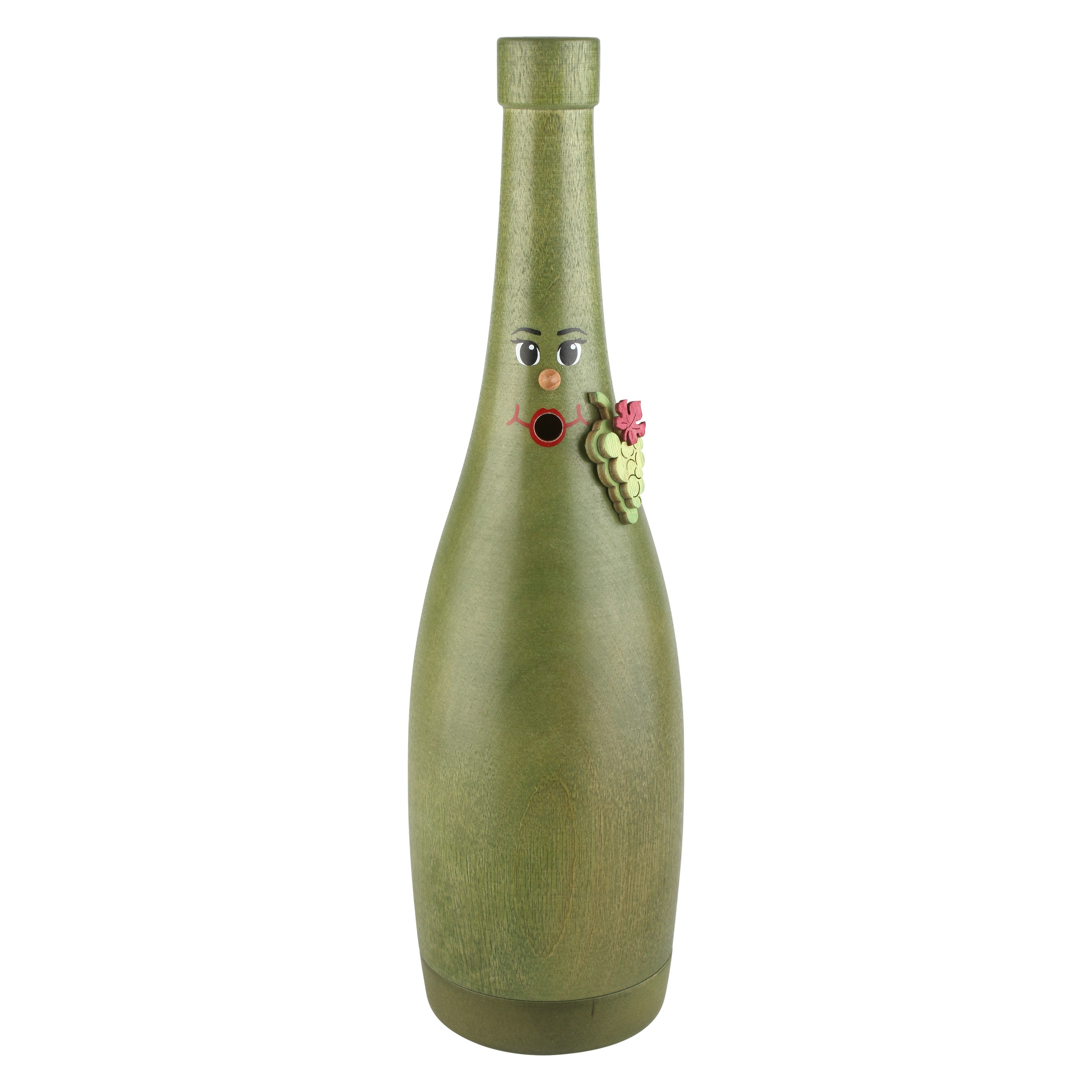 Räucherflasche Räucherfigur Rauchfigur Räuchermännchen Wein Meißner Winzergenossenschaft 0,7 - grün Räucherflasche Räucherfigur Rauchfigur Räuchermännchen Wein Meißner Winzergenossenschaft 0,7 - grün