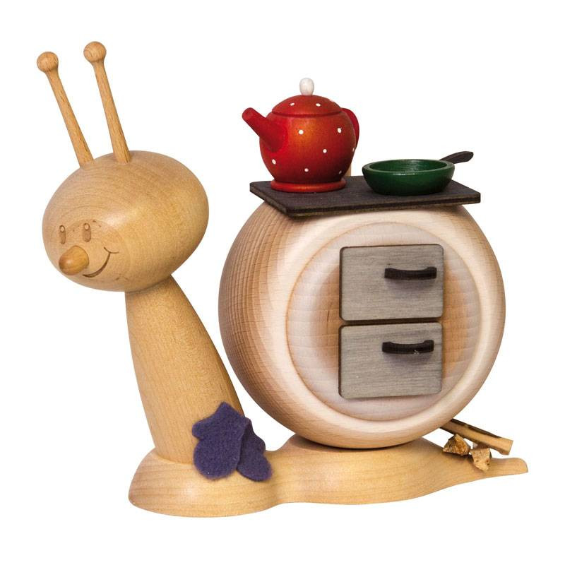 Kuhnert Rauchschnecke Schnecke Sunny - Räucherfigur Räuchermännchen - Ofenschnecke Ofen Kuhnert Rauchschnecke Schnecke Sunny - Räucherfigur Räuchermännchen - Ofenschnecke Ofen