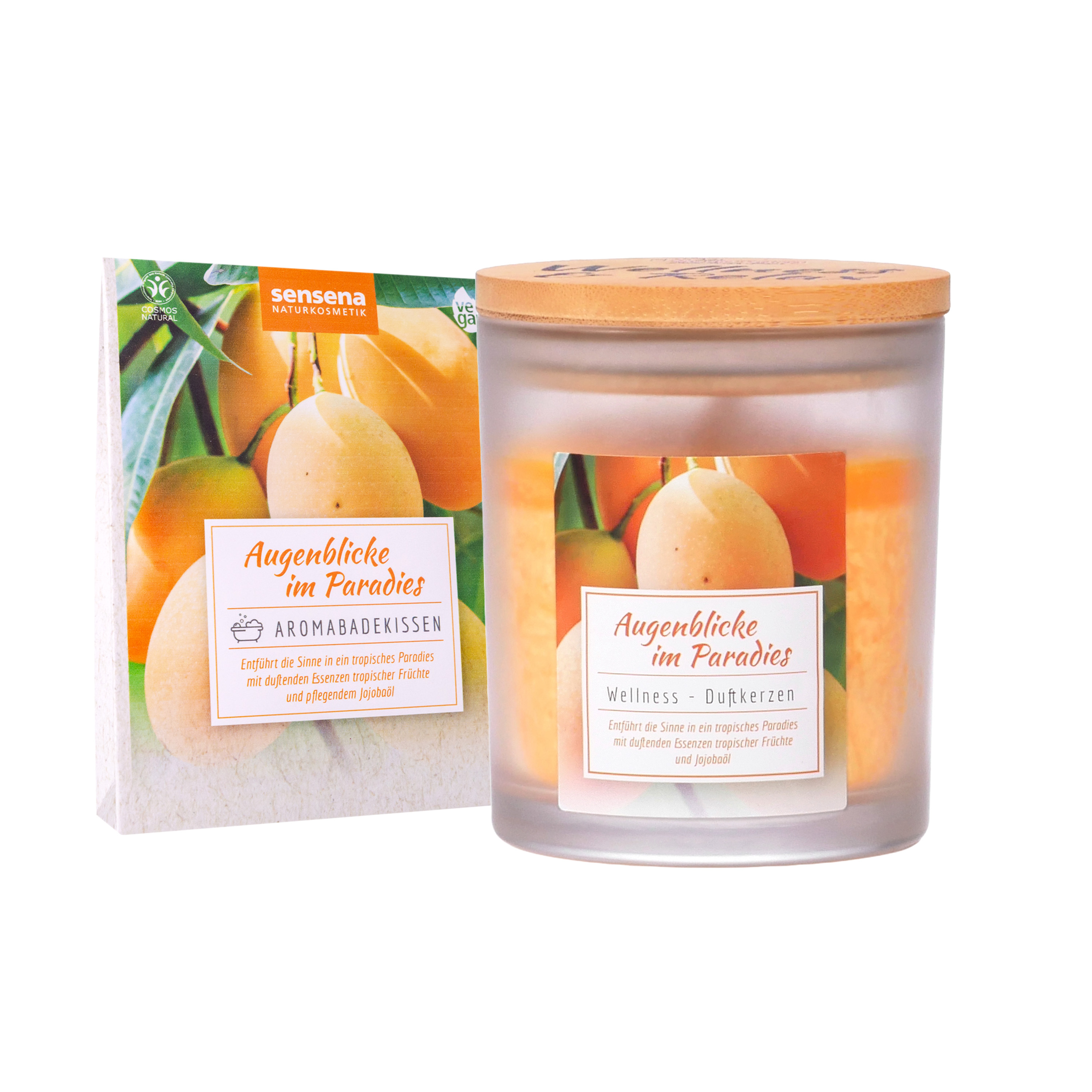 Candle Factory Geschenke-Set Wellnesskerze + Badezusatz