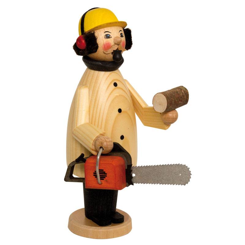 Kuhnert Räucherfigur Räuchermännchen - Die kleinen im Wald und Flur Händler unterwegs - Waldarbeiter Kuhnert Räucherfigur Räuchermännchen - Die kleinen im Wald und Flur Händler unterwegs - Waldarbeiter