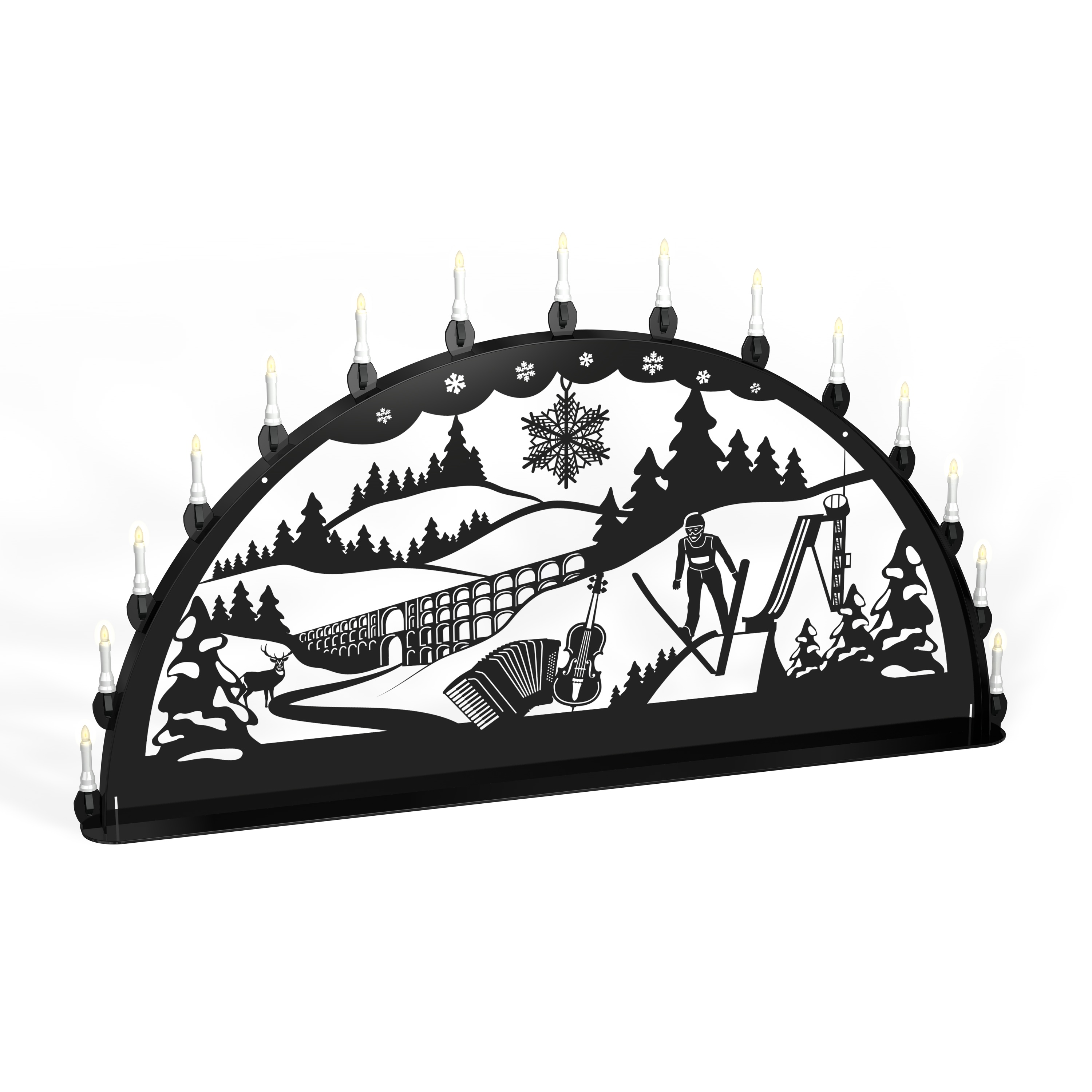 Außenschwibbogen Schwibbogen Lichterbogen Metall - Motiv: Vogtland Außenschwibbogen Schwibbogen Lichterbogen Metall - Motiv: Vogtland