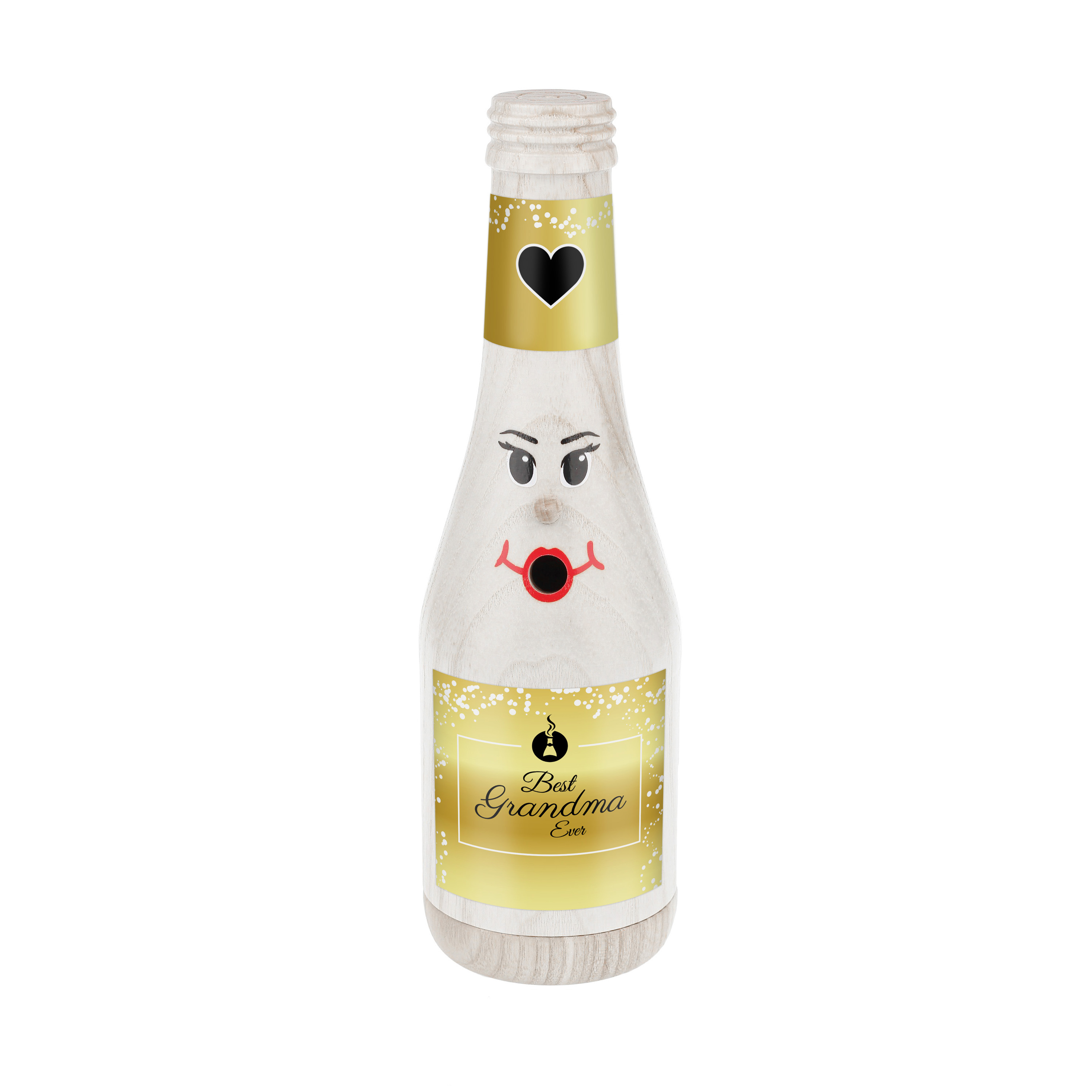 Räucherflasche Räucherfigur Rauchfigur Räuchermännchen Sekt 0,2 weiß - "Best Grandma ever" Räucherflasche Räucherfigur Rauchfigur Räuchermännchen Sekt 0,2 weiß - "Best Grandma ever"