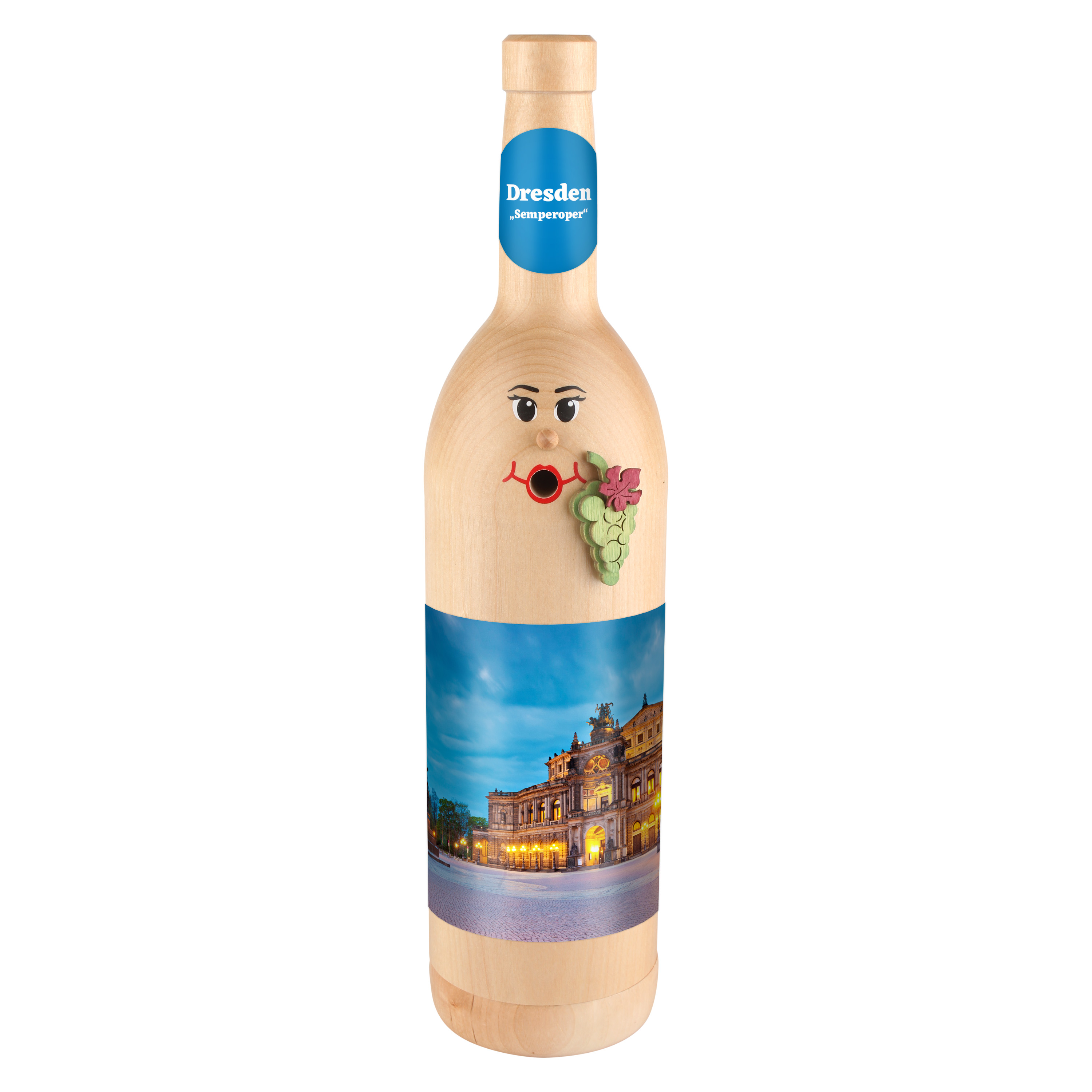 Räucherflasche Räucherfigur Rauchfigur Räuchermännchen Wein Wackerbarth 0,7 natur - "Dresden Semperoper" Räucherflasche Räucherfigur Rauchfigur Räuchermännchen Wein Wackerbarth 0,7 natur - "Dresden Semperoper"