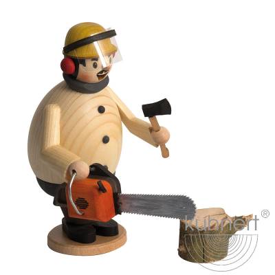 Kuhnert Rauchmann Max - Rauchfigur Räucherfigur Räuchermännchen - mit Kettensäge Kuhnert Rauchmann Max - Rauchfigur Räucherfigur Räuchermännchen - mit Kettensäge