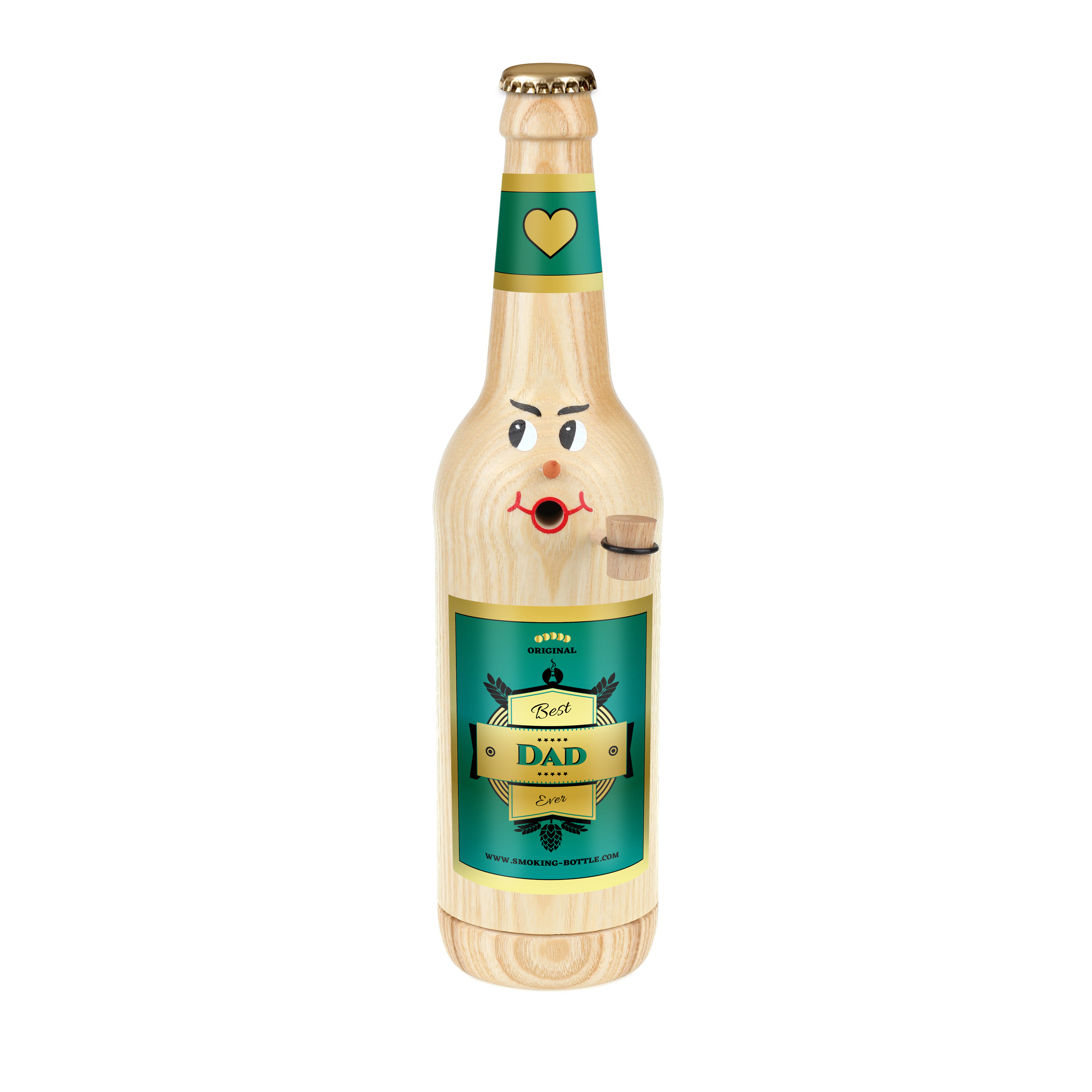 Räucherflasche Räucherfigur Rauchfigur Räuchermännchen Bier Longneck 0,5 natur - "Best Dad ever" Räucherflasche Räucherfigur Rauchfigur Räuchermännchen Bier Longneck 0,5 natur - "Best Dad ever"