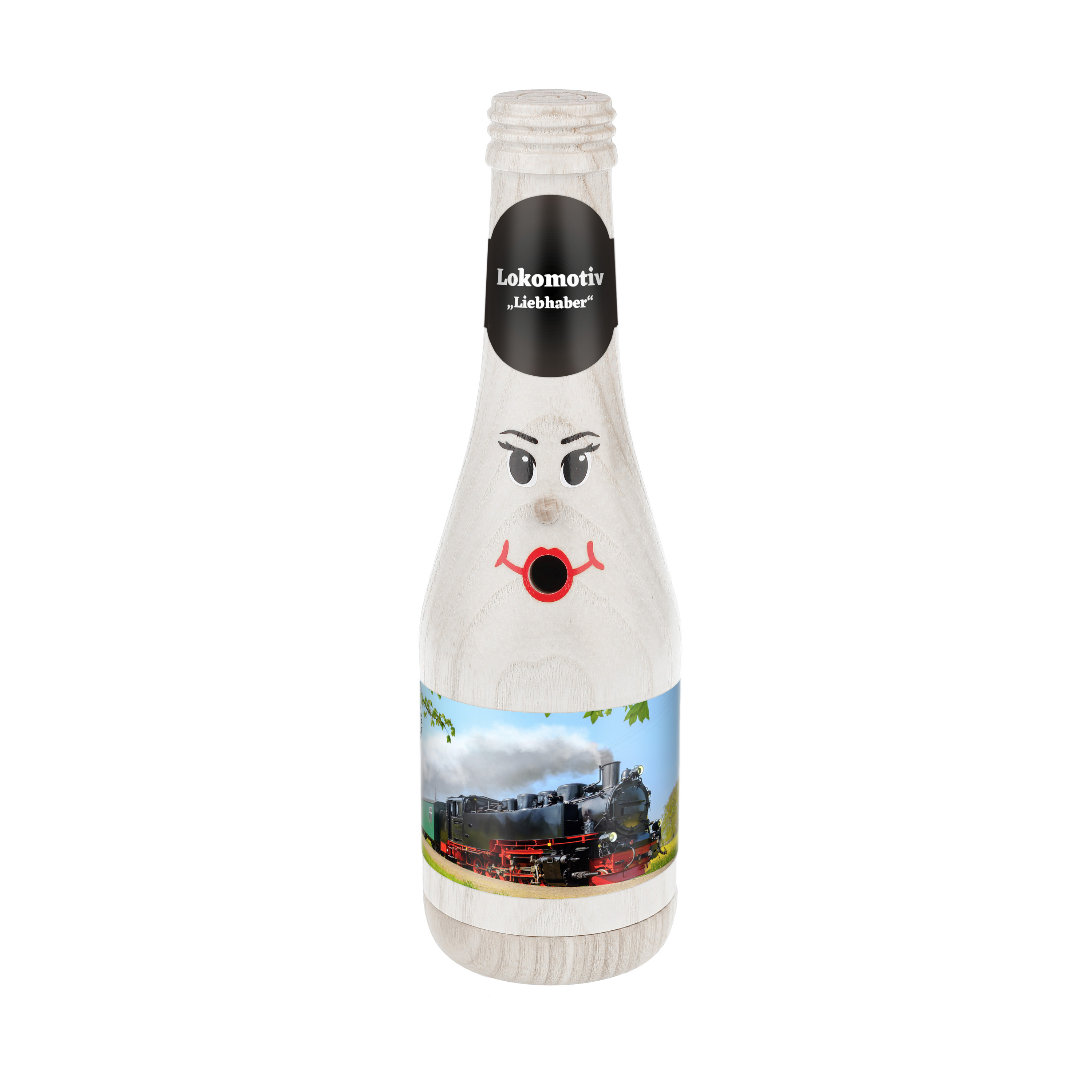 Räucherflasche Räucherfigur Rauchfigur Räuchermännchen Sekt 0,2 weiß - "Lokomotive Liebhaber" Räucherflasche Räucherfigur Rauchfigur Räuchermännchen Sekt 0,2 weiß - "Lokomotive Liebhaber"