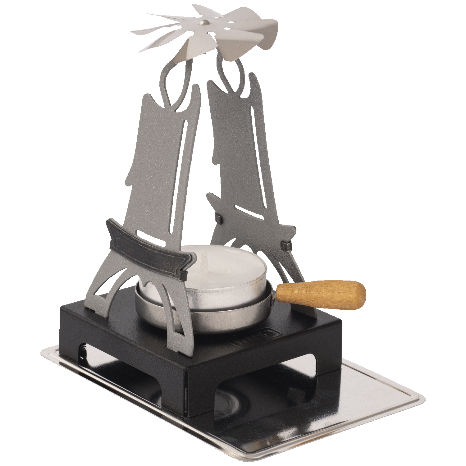 Pyramide Weihnachtspyramide "Die Schillernde" für Teelichter Teelicht silber Pyramide Weihnachtspyramide "Die Schillernde" für Teelichter Teelicht silber