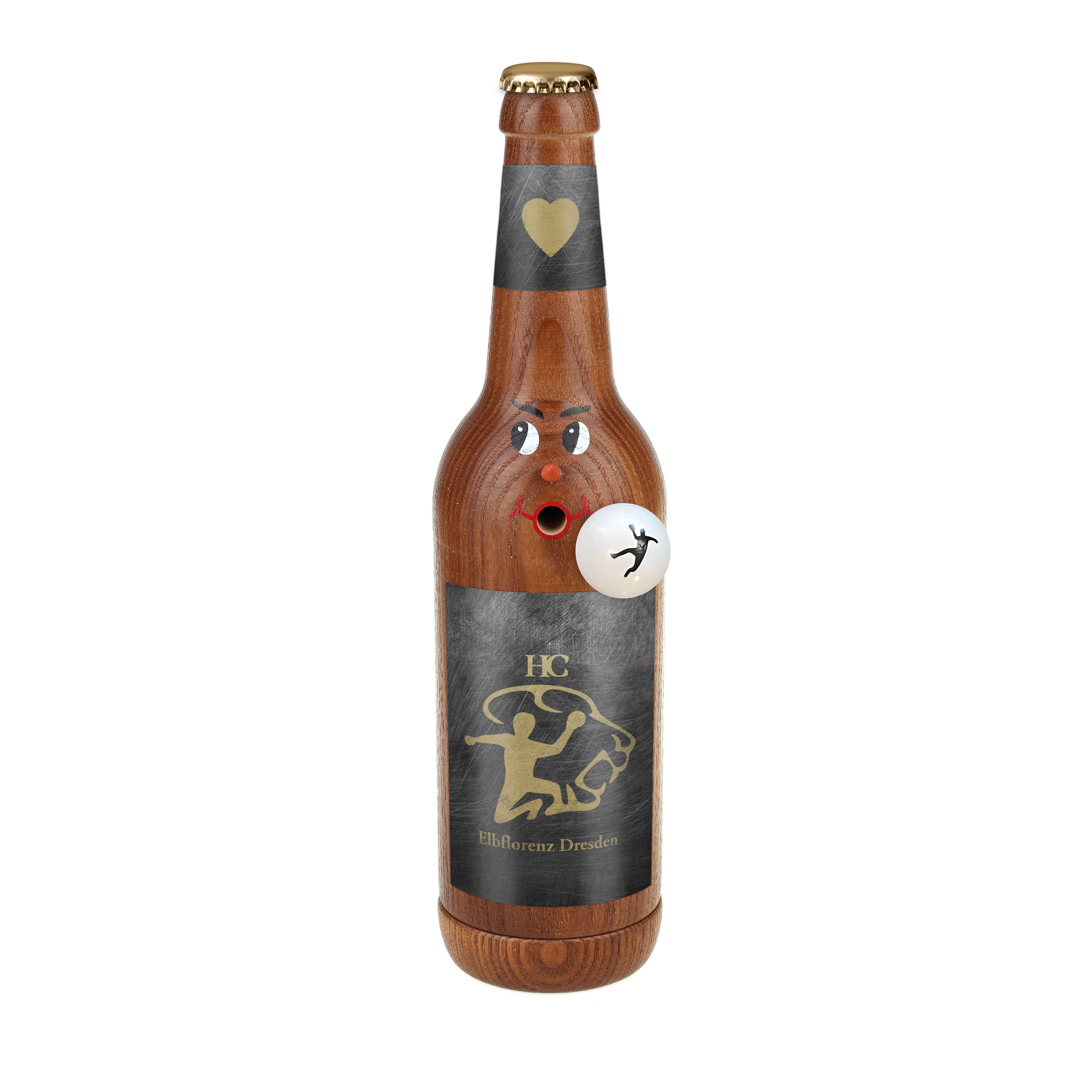 HC Elbflorenz - Räucherflasche Bier Longneck 0,5 braun