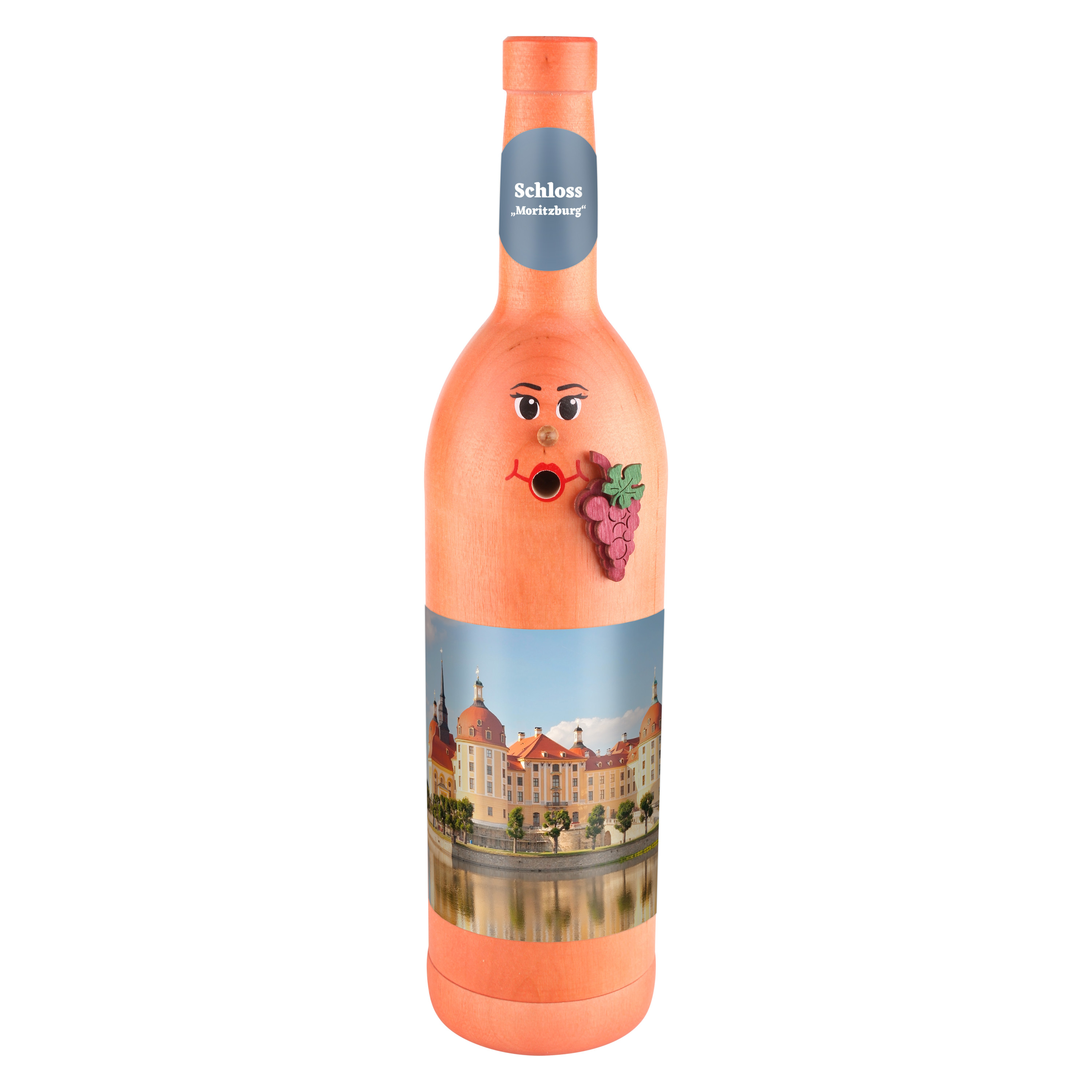 Räucherflasche Räucherfigur Rauchfigur Räuchermännchen Wein Wackerbarth 0,7 rose - "Schloss Moritzburg" Räucherflasche Räucherfigur Rauchfigur Räuchermännchen Wein Wackerbarth 0,7 rose - "Schloss Moritzburg"